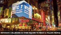 3 millions de personnes vont voir la vidéo de la chute du WTC7 à Times Square en septembre thumbnail