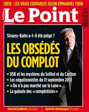 Couverture du Point, numéro du 1er décembre 2011